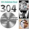 IkErna 304 Stainless Steel Hemispherical Vent Outlet Cover with Mesh, 80 mm/3 in view 4