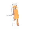 MAGICLULU Self-Adhesive Wall Hooks, No Drilling, 3-Pack, Cat and Raccoon Design view 2