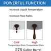 CYMYYDS 2300 W/4000 W IBC Drum Heater, 0–150°C Controller, Waterproof Insulated Heating Blanket, 275 gal/1,000 L, Black view 3