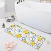 Mnsruu Bath Mat with Small Ducks and Anchor, Soft Plush, Absorbent, Shaggy, Non-Slip, Washable, 39 x 20 in view 3