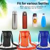 Oikabio 3-Piece Portable Water Bottle Carrier Bags with Adjustable Shoulder Straps, Multicolor view 4