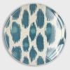 Evans1nism Blue Chinoiserie Glass Refrigerator Magnets, Ikat Style, 4-Piece Set view 1