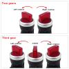 KLVN LA38 LED Selector Push-Button Rotary Switch, 2-Position, Illuminated, Latching, 1NO 1NC, Green, AC 220V view 3