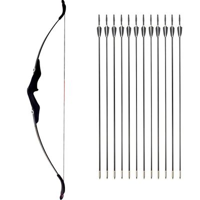 Takedown Recurve Bow with Arrows, 30/40 lb, Adult Beginner Set (40 lb + 12 Arrows)