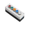 BCMCBV Plastic Pushbutton Switch Control Box, Self-Starting Button, Waterproof Box, Industrial Electrical Emergency Stop Switch (Color: 4-Hole-03) view 1