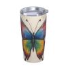 SSIMOO Stainless Steel Travel Tumbler with Rainbow Butterfly Design view 2