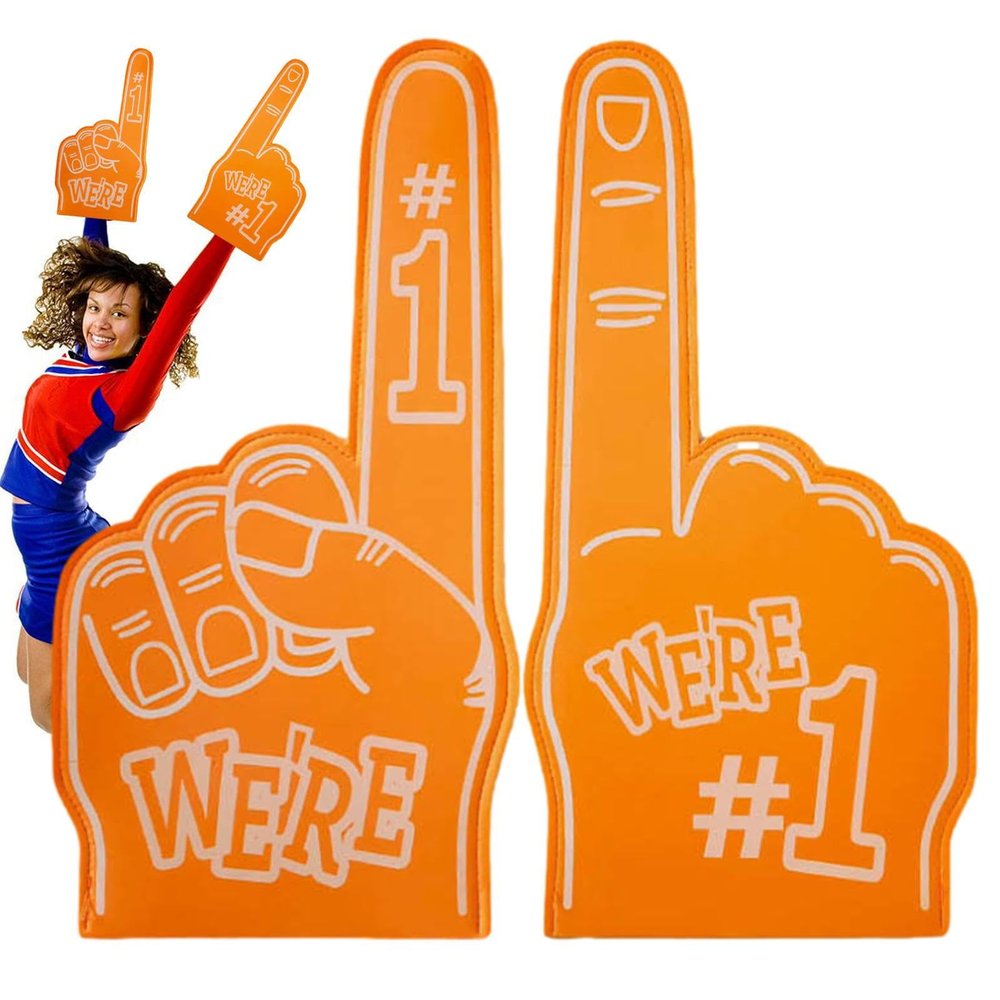 Goowafur Foam Finger, Giant No. 1 Foam Finger