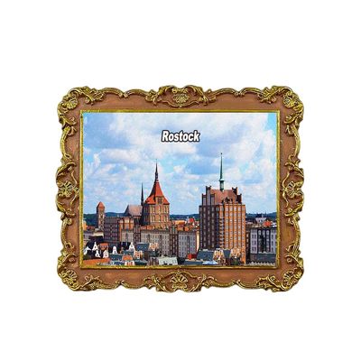 Tianfulai Rostock Germany 3D Refrigerator Magnet Souvenir