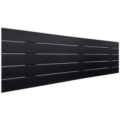 DHOME Recycled MDF Pallet-Style Headboard, Horizontal, Hardware Included (150 × 46 cm, Pallet 5, Solid Black)