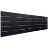 DHOME Recycled MDF Pallet-Style Headboard, Horizontal, Hardware Included (150 × 46 cm, Pallet 5, Solid Black) view 1