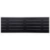 DHOME Recycled MDF Pallet-Style Headboard, Horizontal, Hardware Included (150 × 46 cm, Pallet 5, Solid Black) view 4