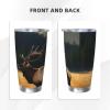 Insulated Stainless Steel Travel Tumbler with Straw, Elk in Meadow, 590 mL view 3
