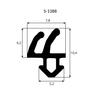 25 m EPDM Rubber Window Seal for PVC Windows, S-1388 view 2