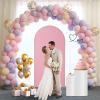 Gawicpy Wedding Arch Stand, 3-Piece Metal Set, Pink view 2