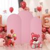 Gawicpy Wedding Arch Stand, 3-Piece Metal Set, Pink view 3