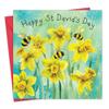 Twizler St. David's Day Card with Daffodils – Welsh Greeting Card view 1