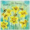Twizler St. David's Day Card with Daffodils – Welsh Greeting Card view 2