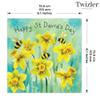 Twizler St. David's Day Card with Daffodils – Welsh Greeting Card view 3