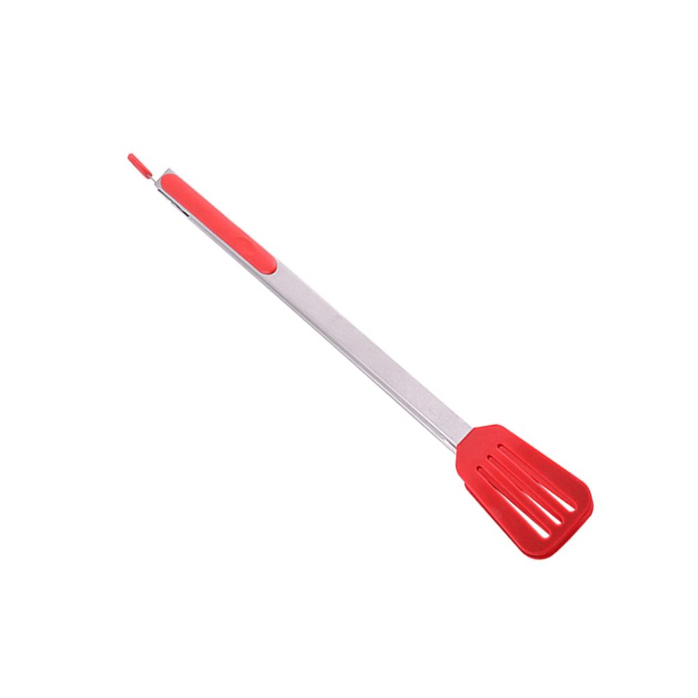 VINTORKY Heat-Resistant Silicone and Stainless Steel Food Tongs