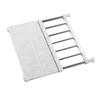 Amosfun White Expandable Closet Shelf for Narrow Spaces view 1