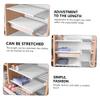 Amosfun White Expandable Closet Shelf for Narrow Spaces view 3