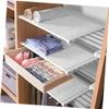 Amosfun White Expandable Closet Shelf for Narrow Spaces view 4