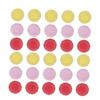 PRETYZOOM 600-Piece Colorful Round Disposable Paper Doilies, Red and Yellow view 2