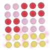 PRETYZOOM 600-Piece Colorful Round Disposable Paper Doilies, Red and Yellow view 4