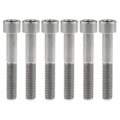 6-Piece Titanium Allen Bolts, M7/M8, Various Lengths