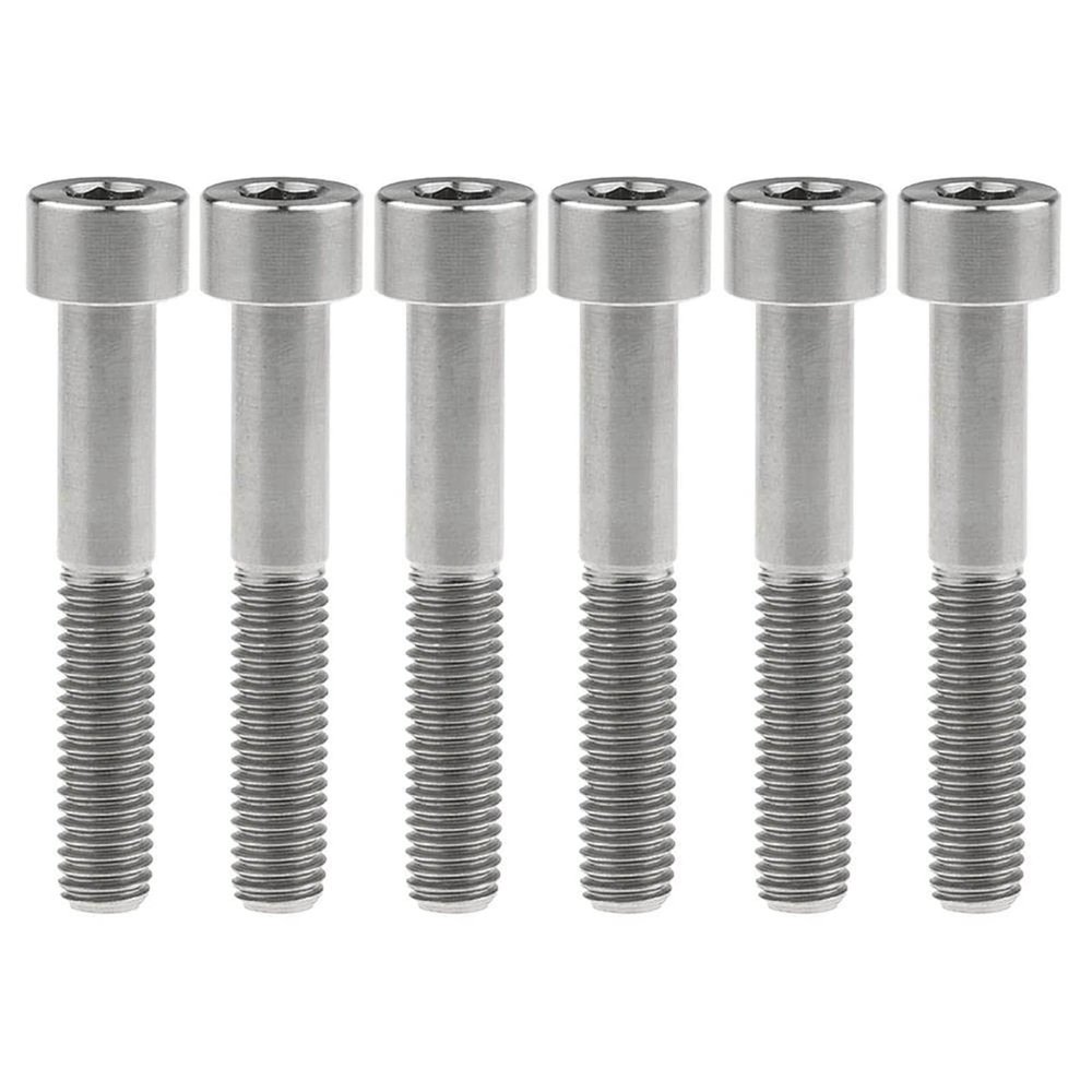 6-Piece Titanium Allen Bolts, M7/M8, Various Lengths