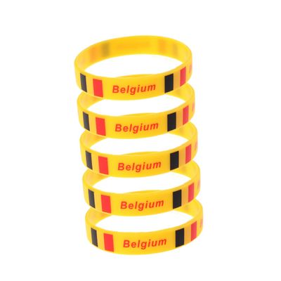 TOVINANNA 5-Piece Australian Flag Silicone Bracelets