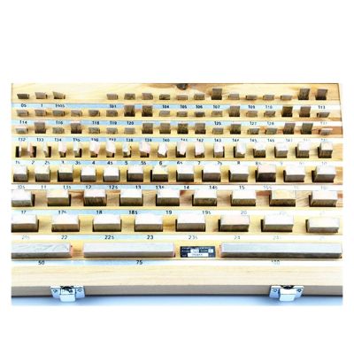 Precision Steel Gauge Block Set, 87 Pieces, Grade 0 and Grade 1