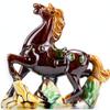 QQYDZSW Mini Ceramic Horse Statue view 1