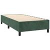 DYRJDJWIDHW Box Spring Bed with Mattress, Dark Green, 100 x 200 cm, Velvet view 4