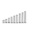 10 Steel Compression Springs, 0.7 mm Wire, 5–50 mm Length, 4/5/6/7/8/9/10/16 mm OD view 1