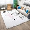 Cartoon Ballerina Girl Rug 31.5 x 59 in, Short-Pile Washable Non-Slip Rug view 1