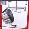 Popcorn and Cotton Candy Machines with Cart, Stainless Steel, 226 g Popcorn Kettle, 50 cm Cotton Candy Bowl view 4