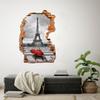 HUBDECO Self-Adhesive Kitchen Wallpaper Sticker with 3D Hole Effect, Glare-Free, for Tiles, Plexiglass, Furniture, Cabinets and Mirrors, 110 x 172 cm, Paris 2 view 4