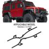 DSOUWEH 2-Piece 1/10 Aluminum Alloy Carbon Fiber Guide for TRX4 Crawler RC Car view 2
