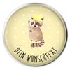 Mr. & Mrs. Panda Sink Plug with Custom Text, Raccoon view 1