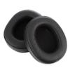 CAXUSD Replacement Faux Leather Memory Foam Ear Pads for E55BT Headphones, Black, 2-Pack view 1