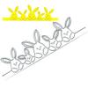 Easter Bunny Metal Cutting Dies for Card Making view 1