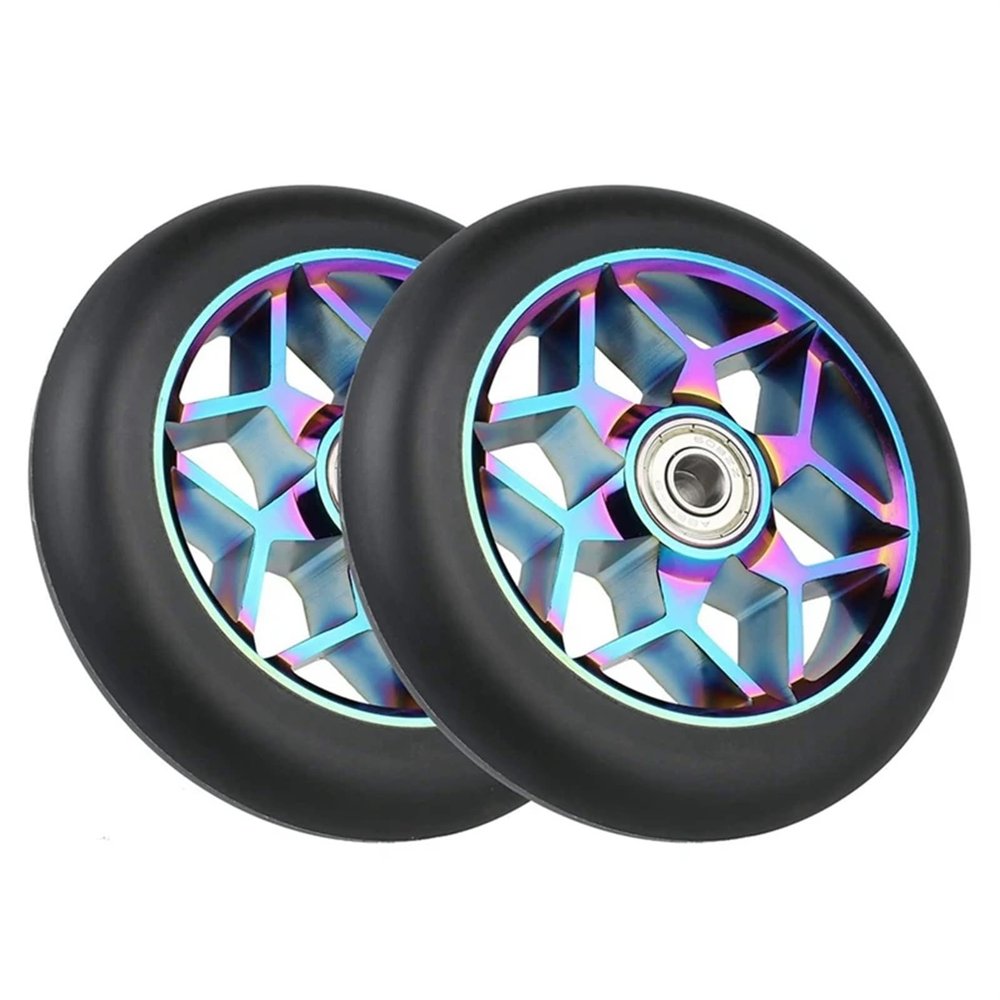 2-Piece Scooter Replacement Wheels, 110 mm, Dark Blue