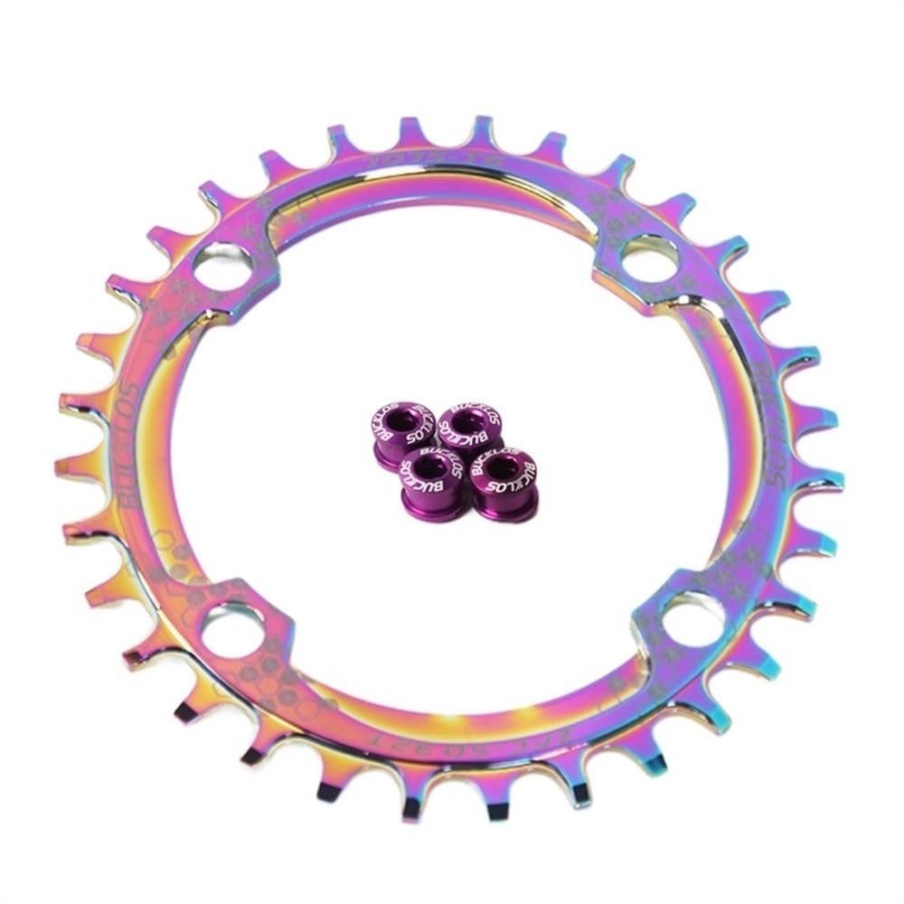 Finoti 104 BCD Narrow-Wide Chainring, Oval 34T