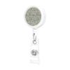 Retractable Badge Holder, Border Terrier Florals Blue view 2