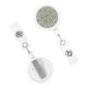 Retractable Badge Holder, Border Terrier Florals Blue view 3