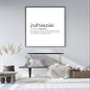 MOTIVISSO Home Poster - Wall Art Decor - Modern Minimalist Scandinavian - White/Black, 21 x 30 cm view 4