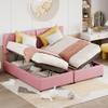 WIZBED Upholstered Storage Bed 180x200 cm, Without Mattress view 1