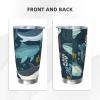 VducK 590 ml Insulated Stainless Steel Travel Tumbler with Lid, Whale Pattern view 3