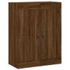SMTSEC Storage Cabinet, Wall Cabinet, Brown Oak, 69.5 x 34 x 90 cm view 2